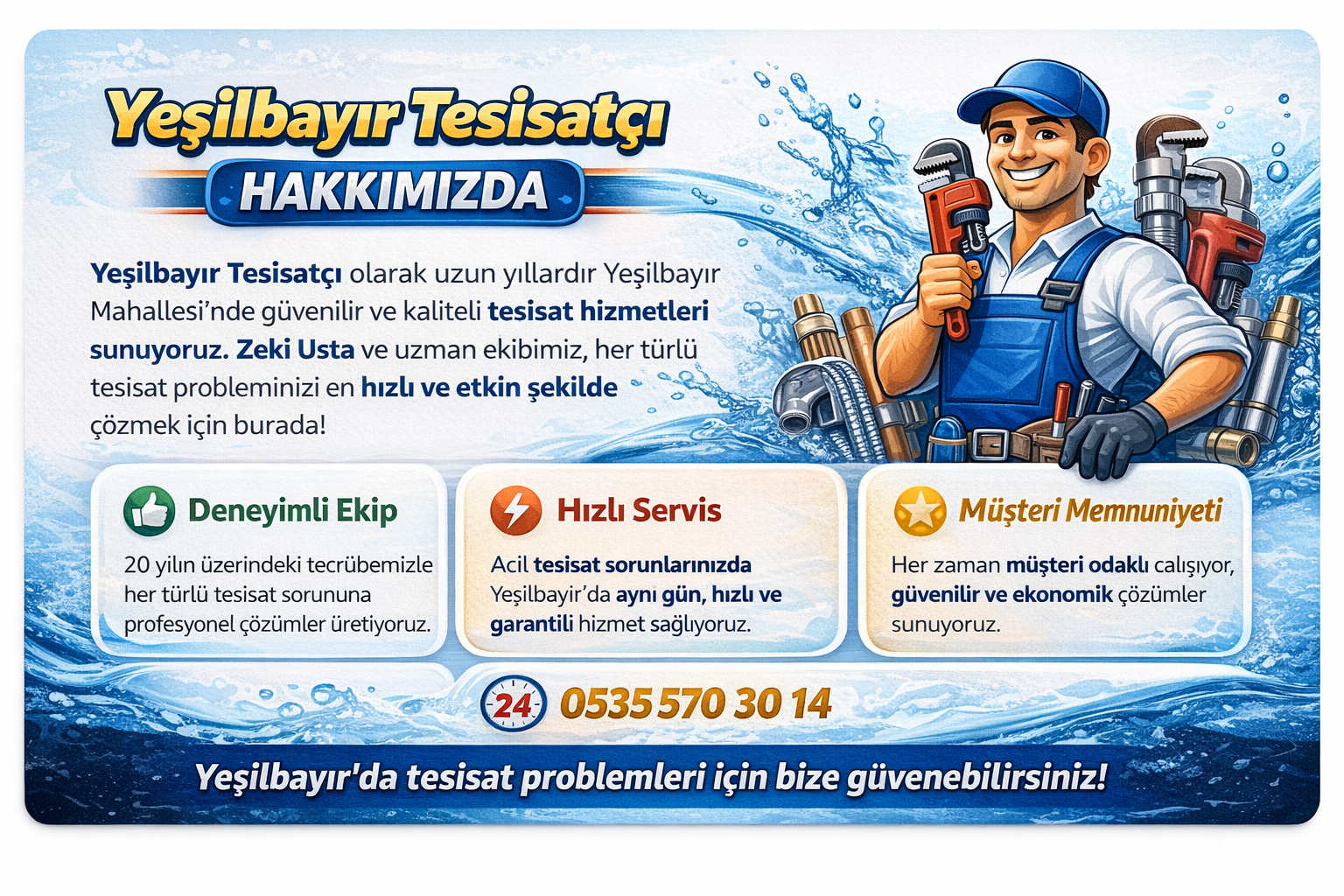 yeşilbayır tsisatçı